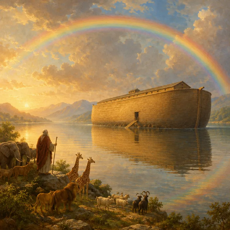 Obraz w stylu Bible Art stworzony przez AI