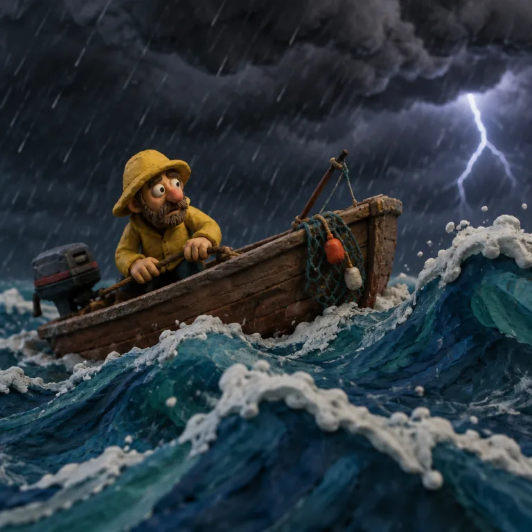 Obraz w stylu Claymation stworzony przez AI