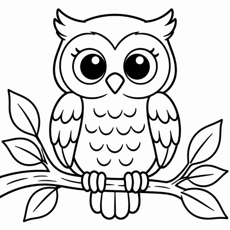 Obraz w stylu Coloring Page stworzony przez AI