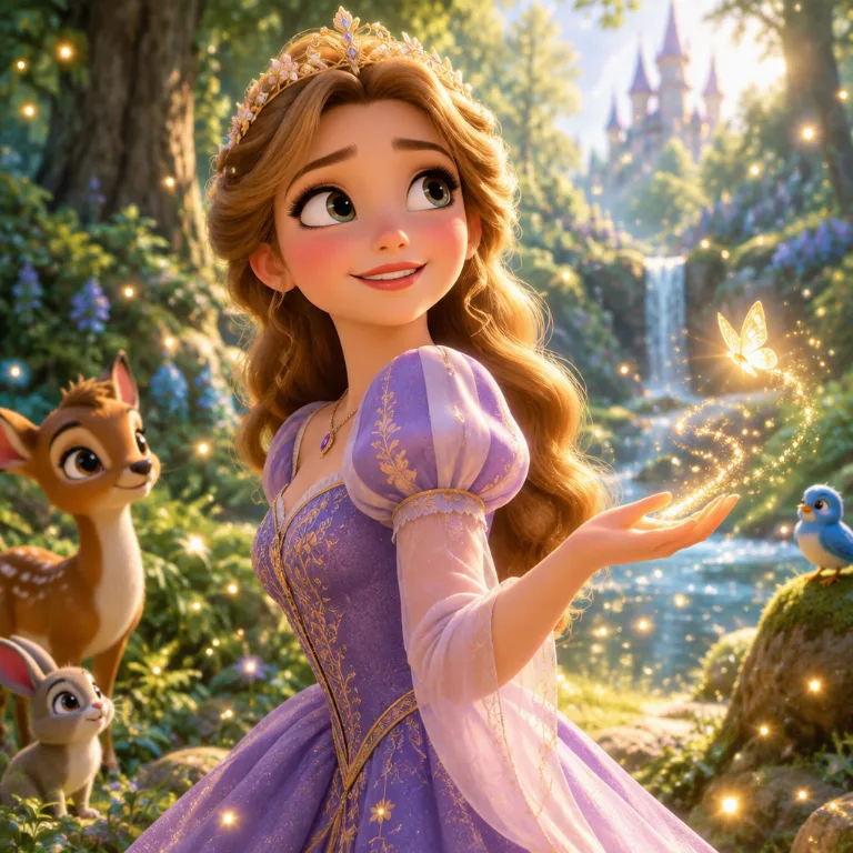 Obraz w stylu Disney stworzony przez AI