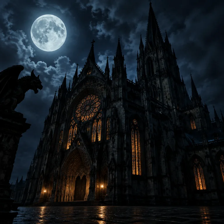 Obraz w stylu Gothic stworzony przez AI