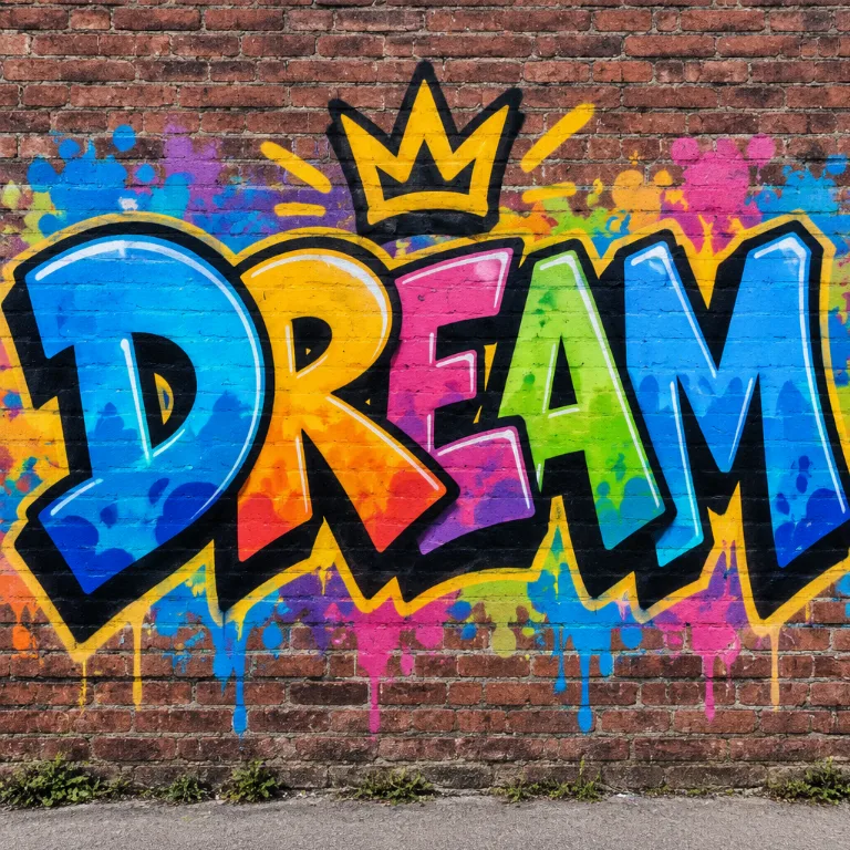 Obraz w stylu Graffiti stworzony przez AI
