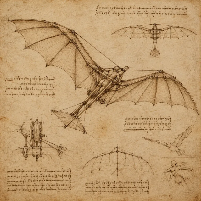 Obraz w stylu Leonardo da Vinci stworzony przez AI