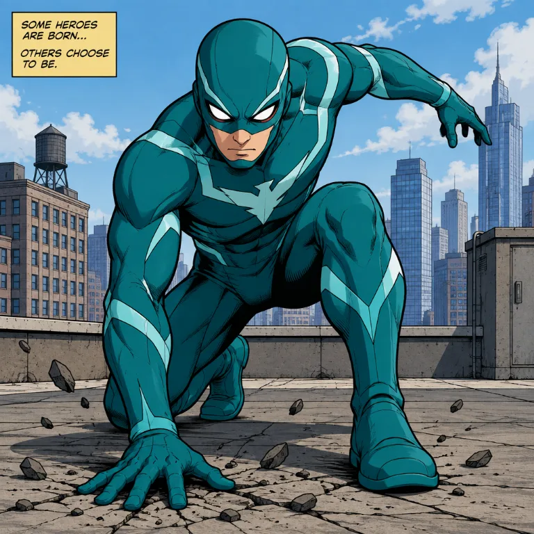 Obraz w stylu Superhero stworzony przez AI