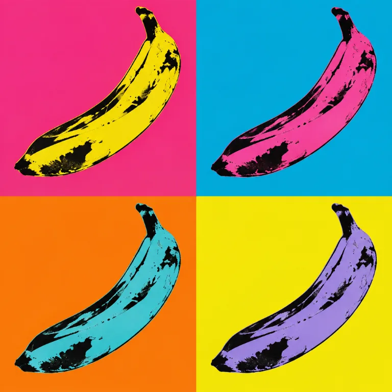 Obraz w stylu Warhol stworzony przez AI